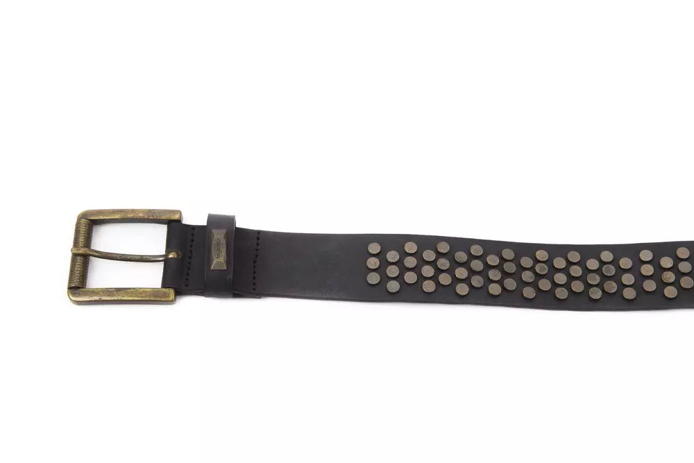 Black Cowhide Women Belt display picture 1