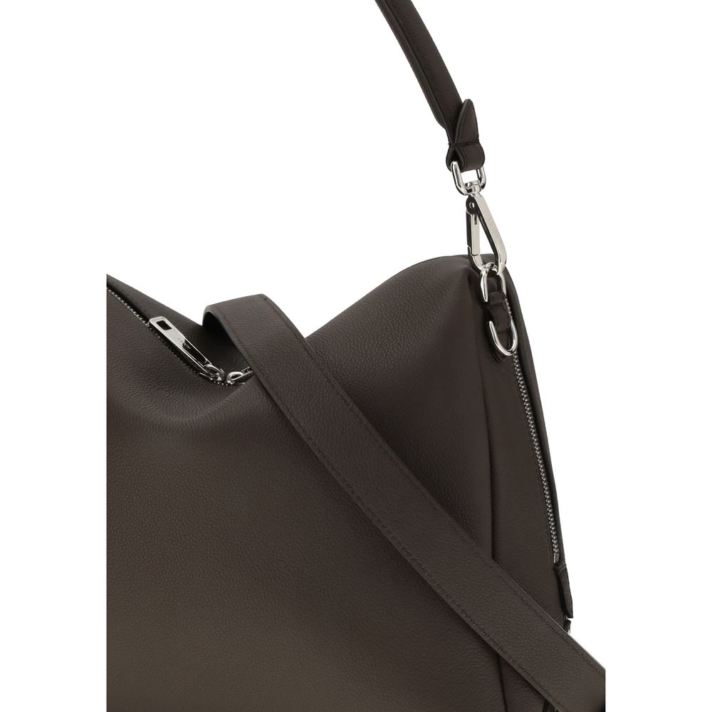 Brown Calf Leather Bos Taurus Shoulder Bag
