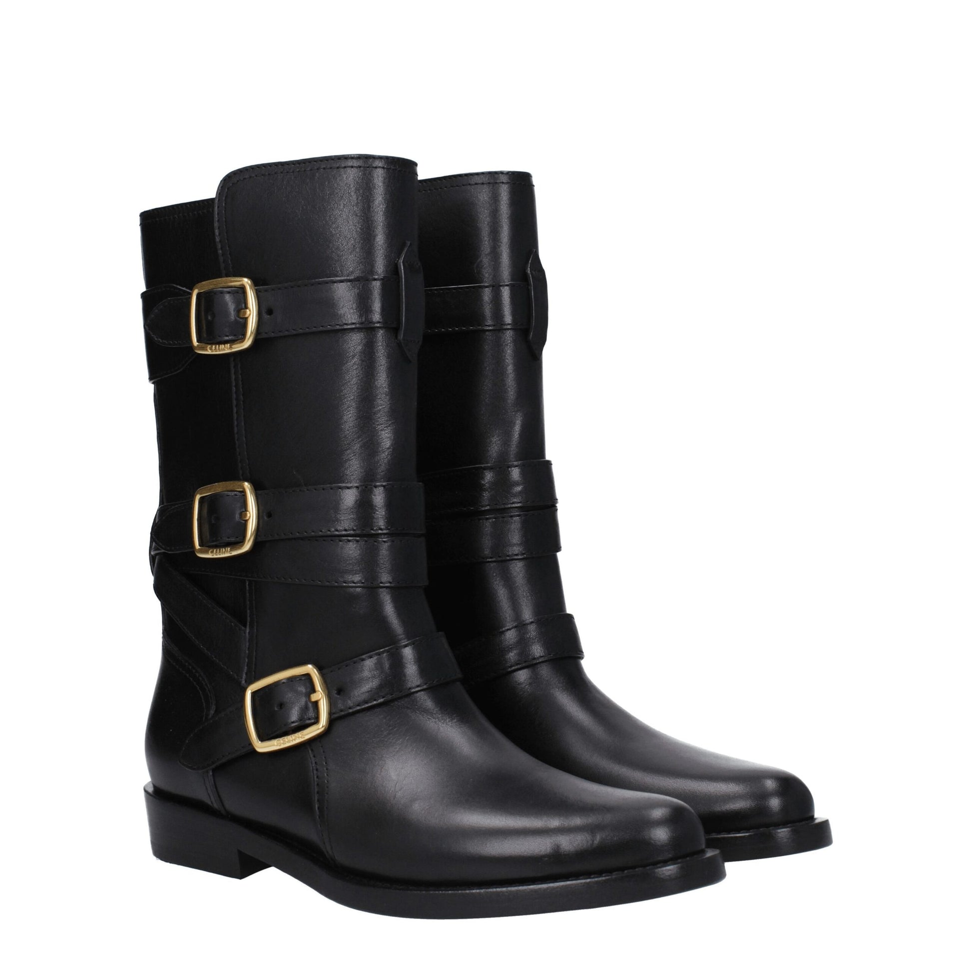 Black Leather Boots