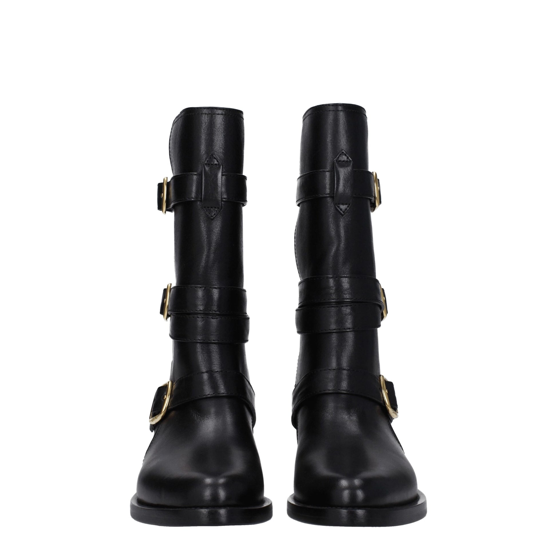Black Leather Boots