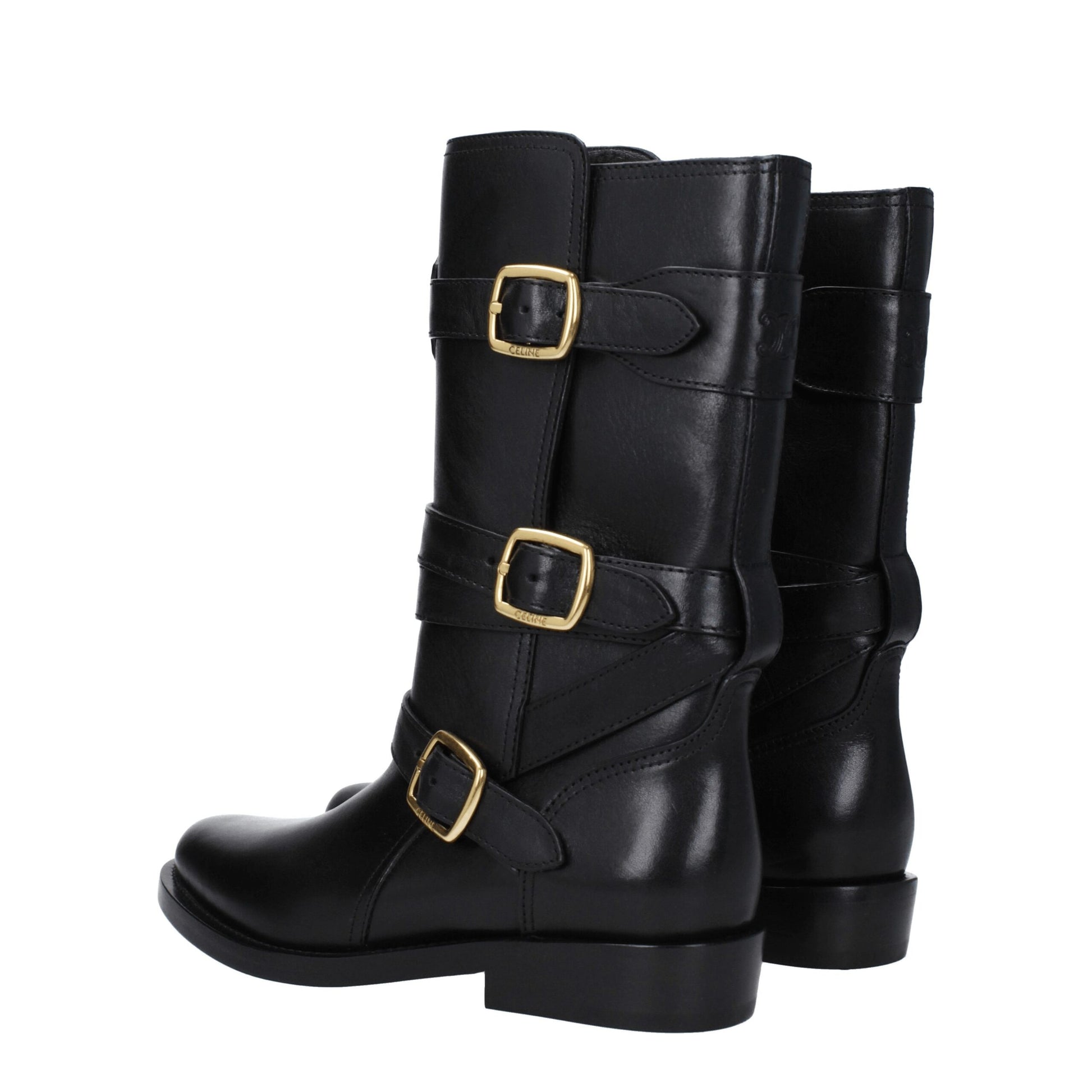 Black Leather Boots