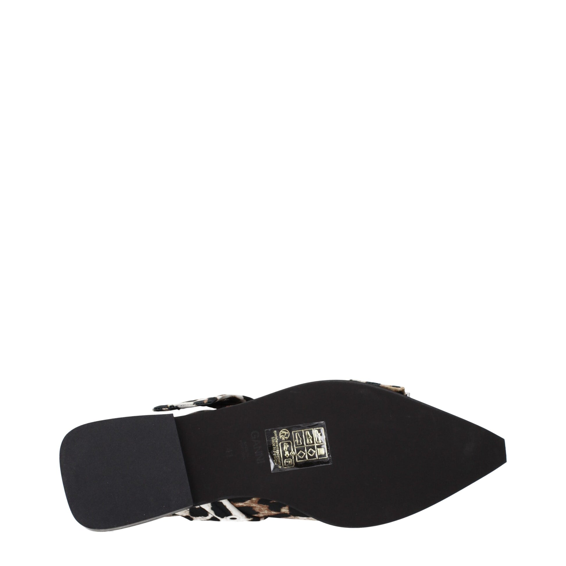 Brown Fabric Sandals