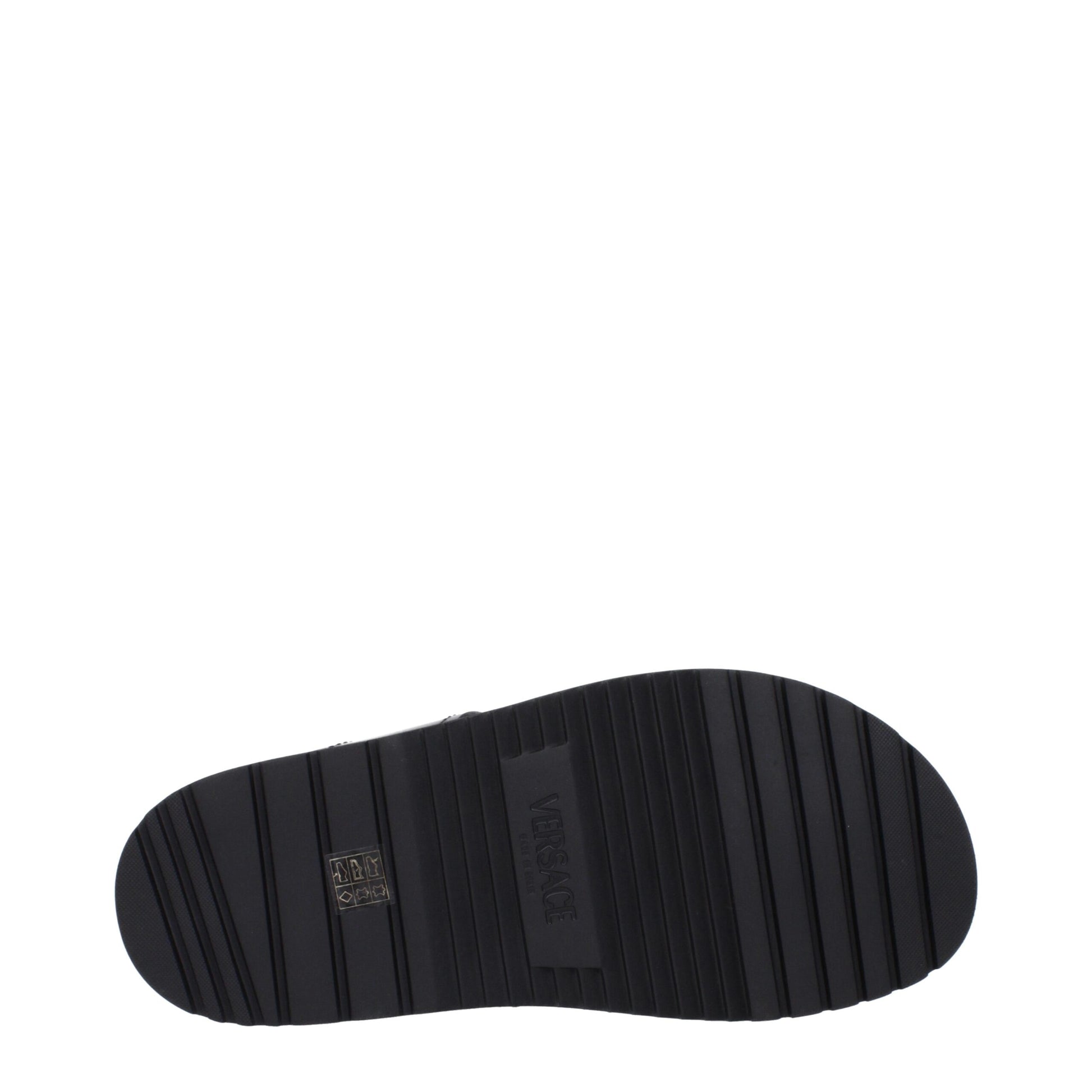 Black Leather Sandals