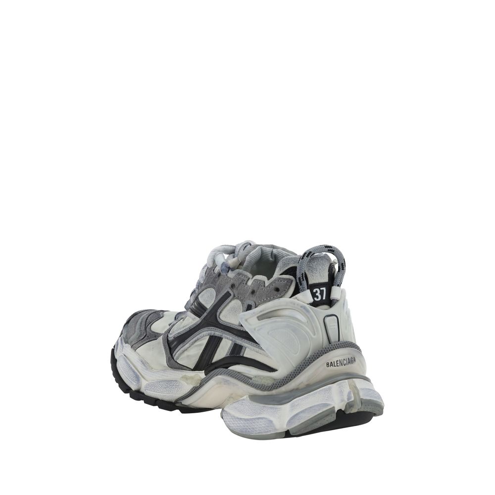 Multicolor Rubber Athletic Sneakers