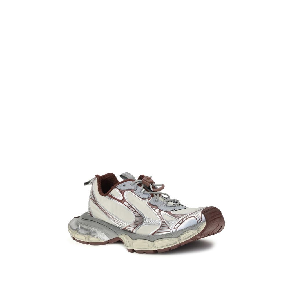 Gray Polyethylene Athletic Sneakers