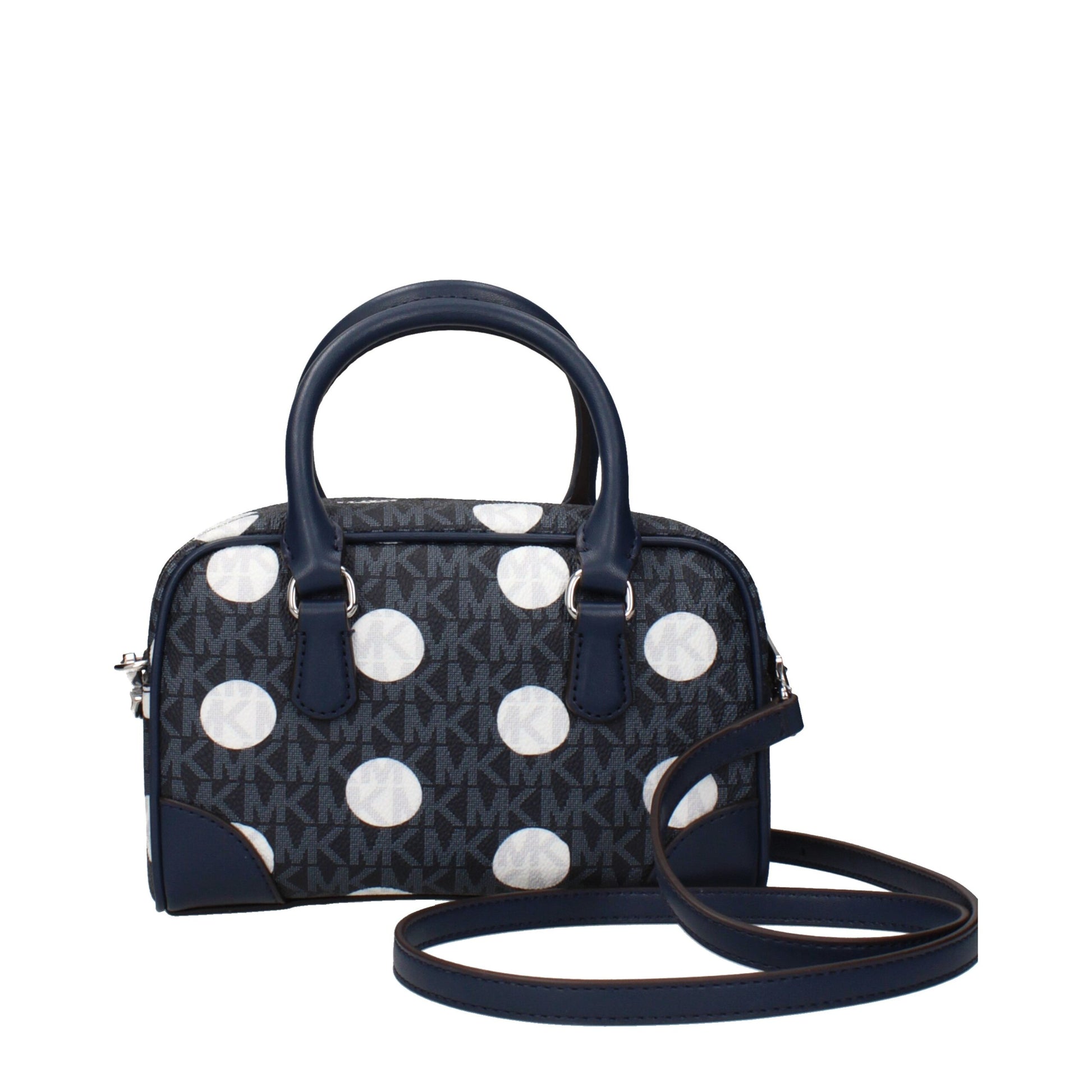 Blue Fabric Handbag