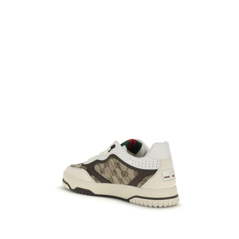 Beige Fabric Low Top Sneakers