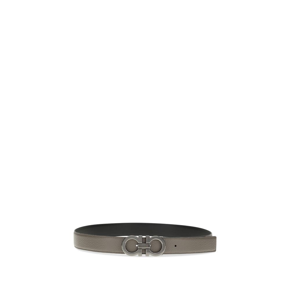 Gray Calf Leather Bos Taurus Belt