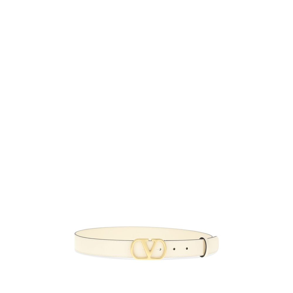 White Calf Leather Bos Taurus Regular Belt