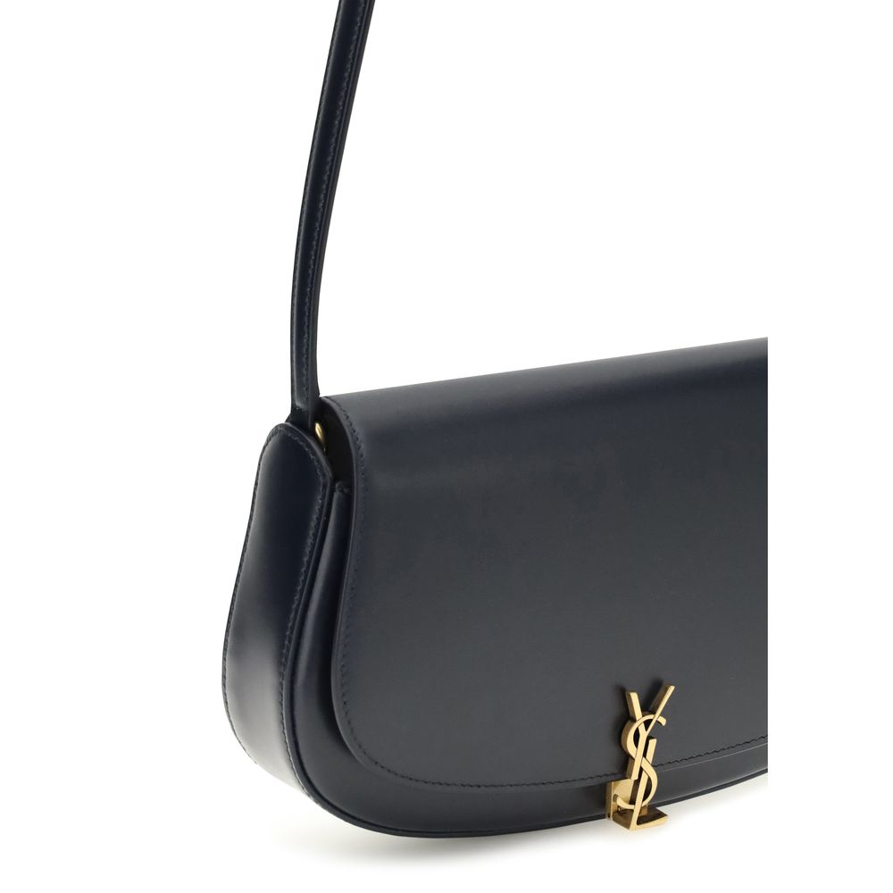 Blue Calf Leather Bos Taurus Shoulder Bag