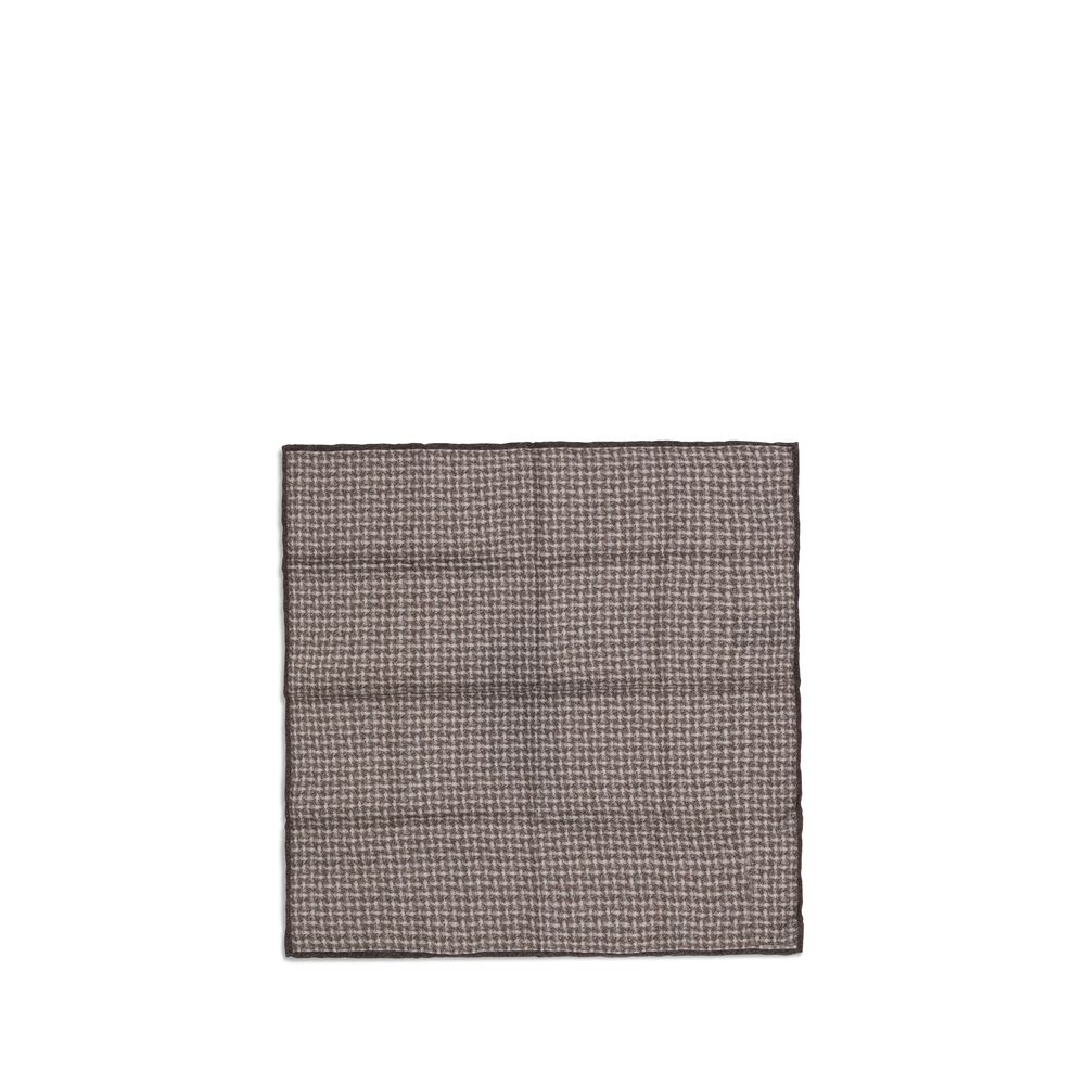 Brown Silk Scarf