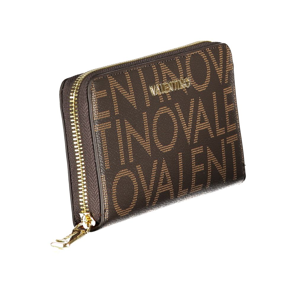 Marrone Poliuretano Womens Wallet