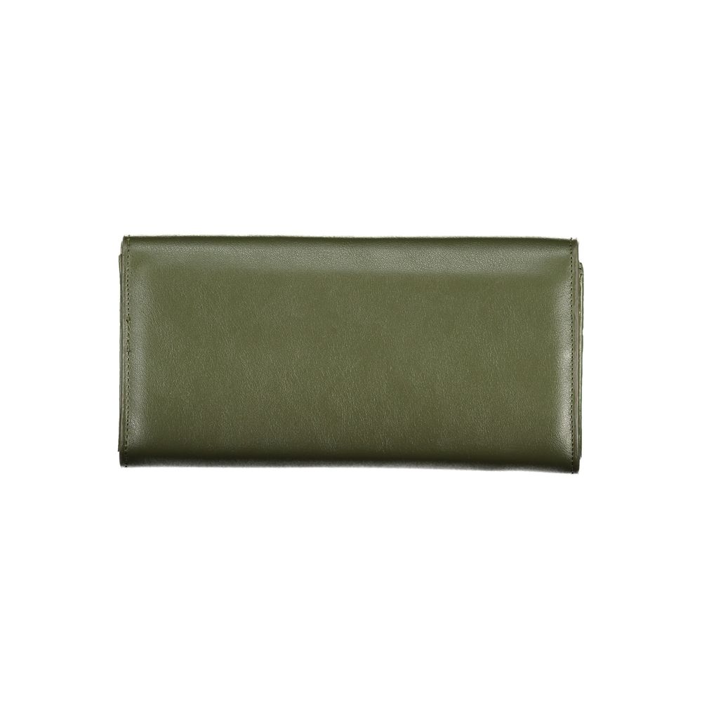 Verde Poliuretano Women Wallet