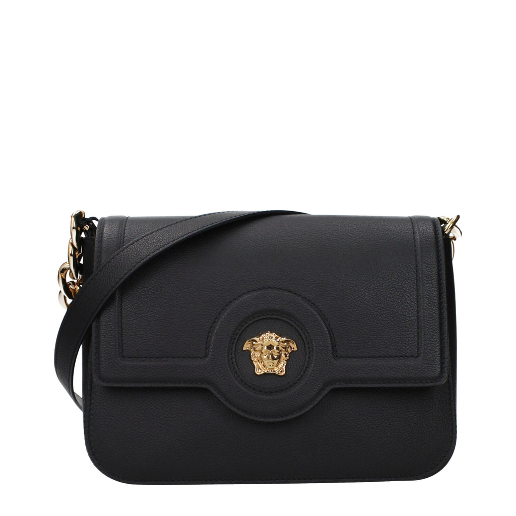 Black Leather Crossbody Bag