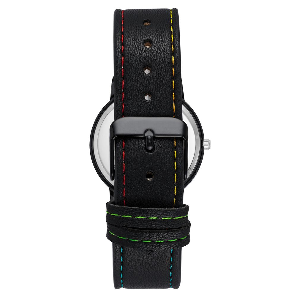 Black Plastic Dress Watch