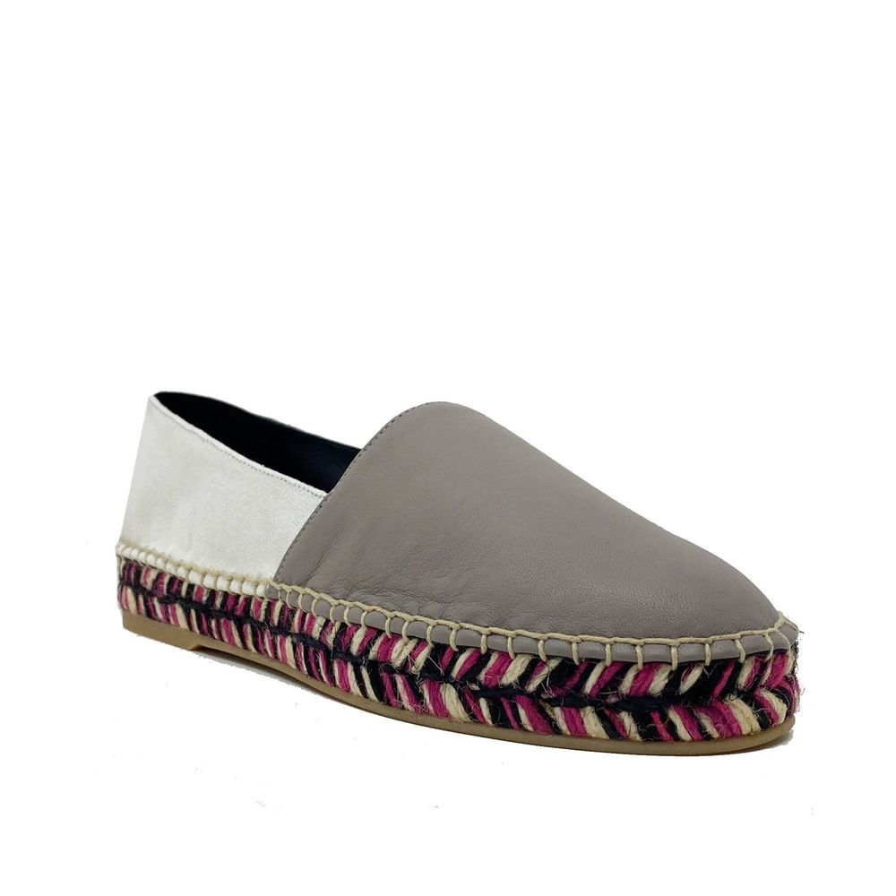 Beige Calfskin Espadrilles