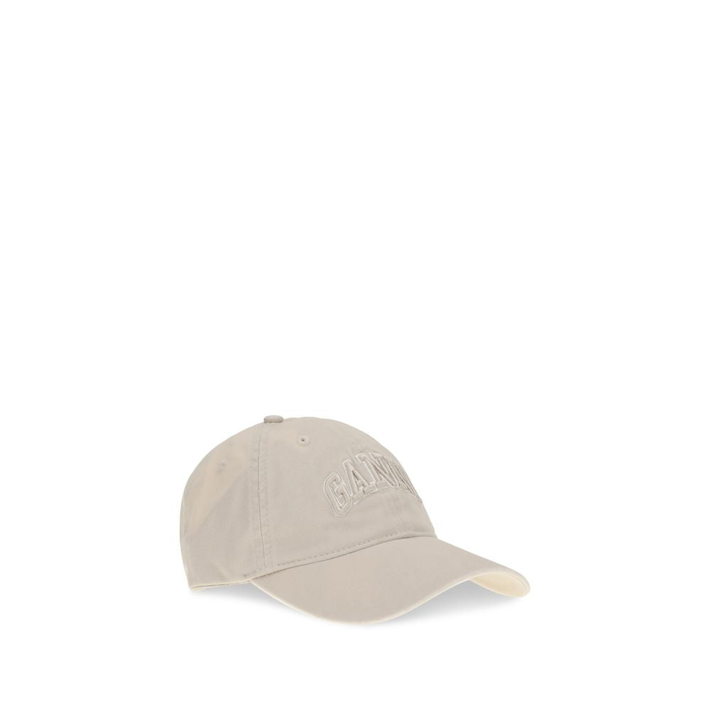 Beige Cotton Cap (Baseball Hat)