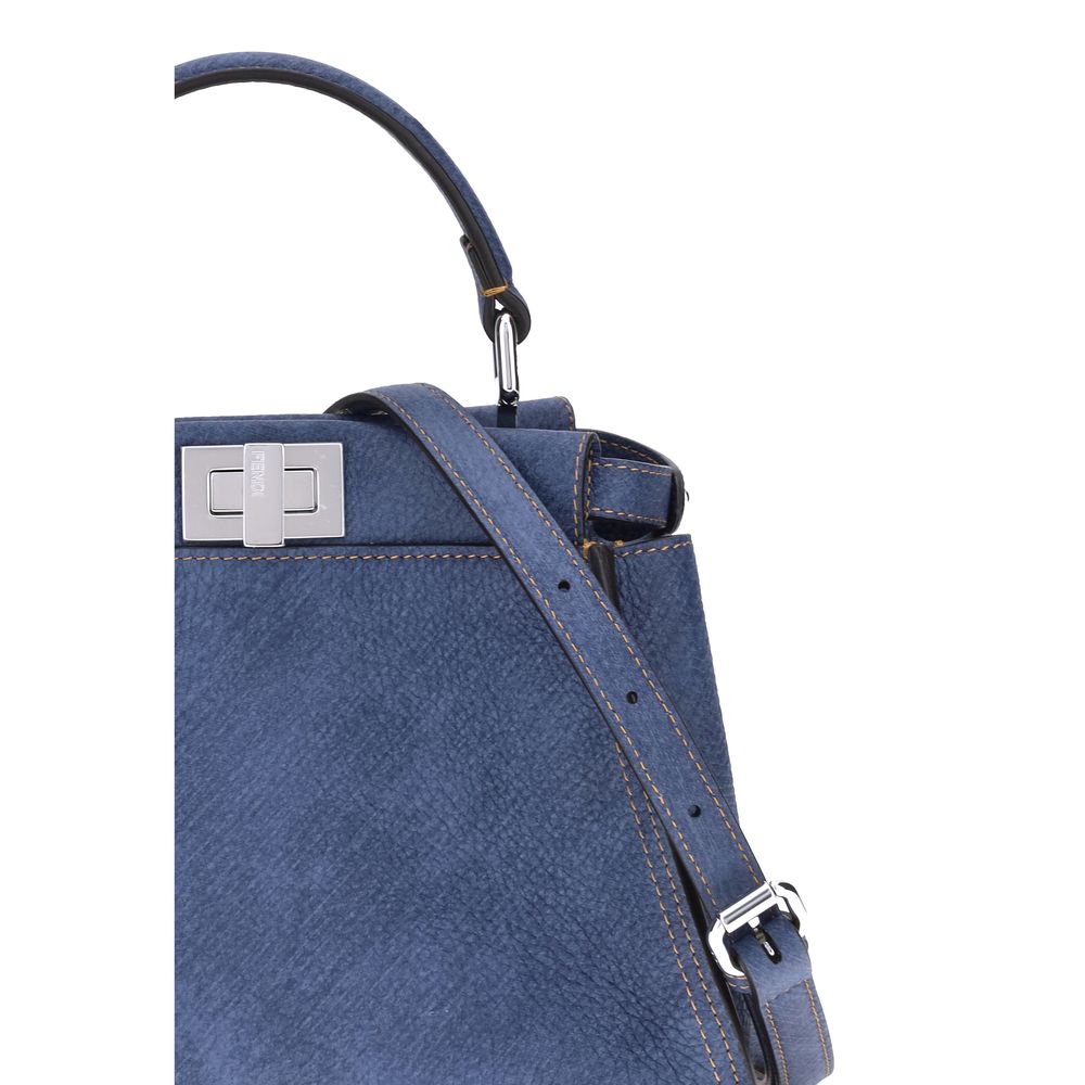 Blue Calf Leather Bos Taurus Shoulder Bag