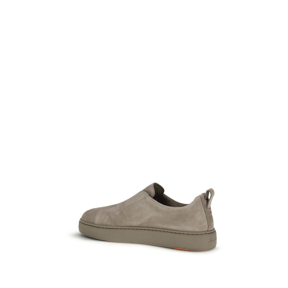 Beige Calf Leather Bos Taurus Sneakers