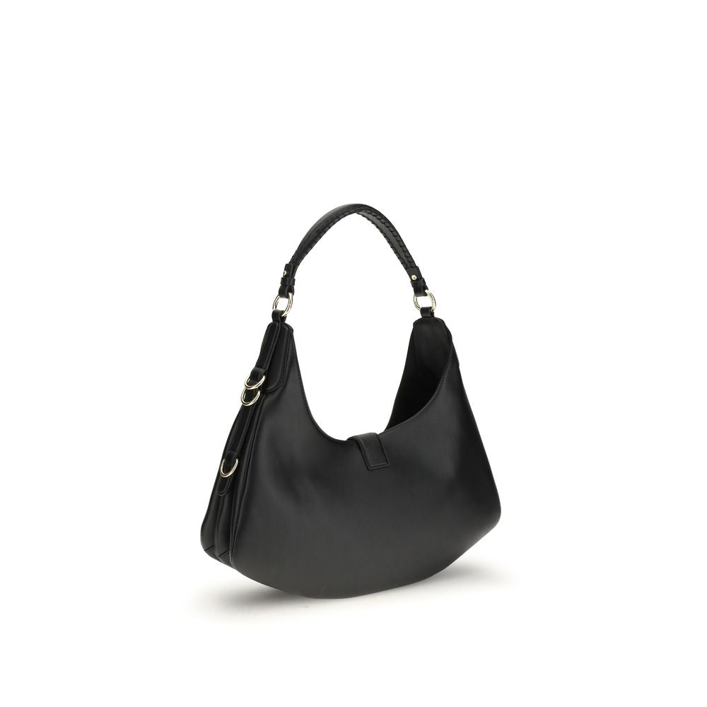 Black Calf Leather Bos Taurus Shoulder Bag