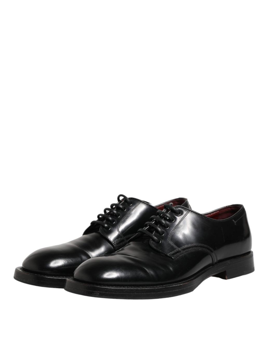 Black Lace Up Leather Dress Derby Men Shoes