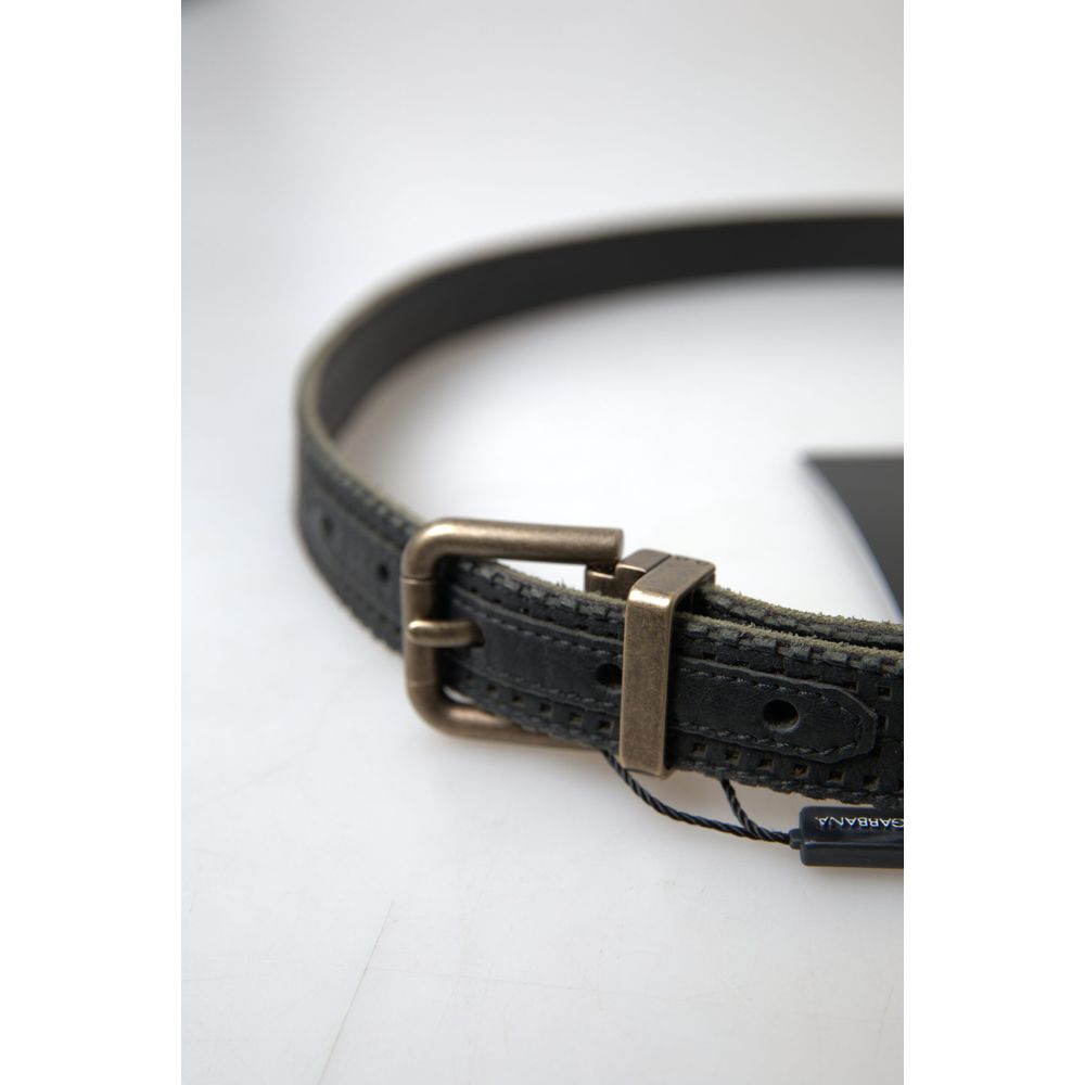 Black Leather Regular Belt