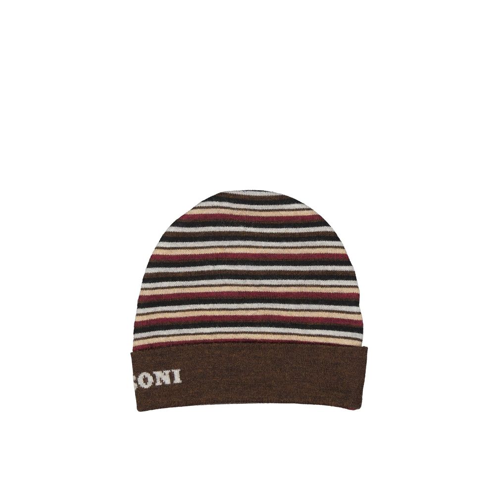 Brown Wool Beanie