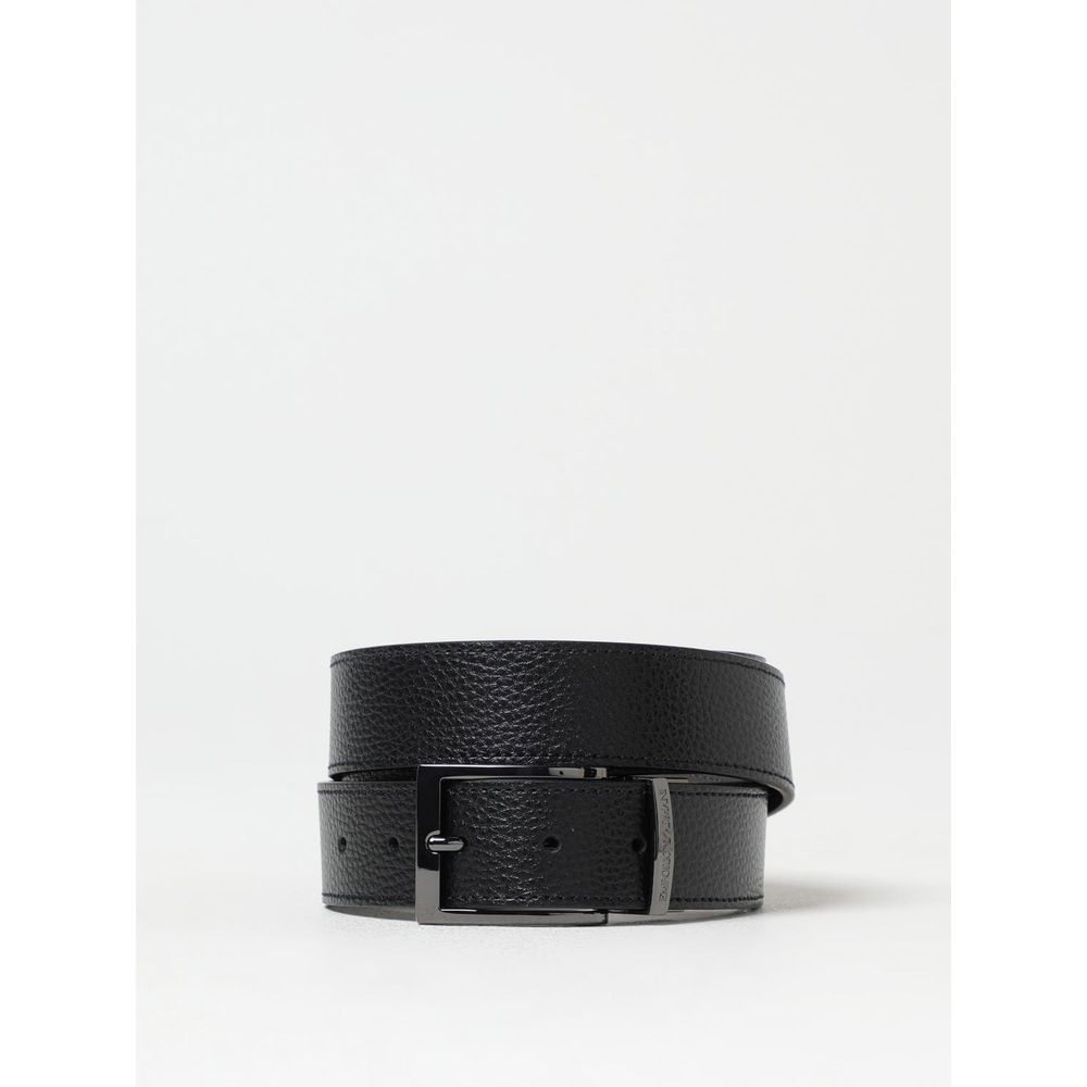 Black Leather Regular Belt