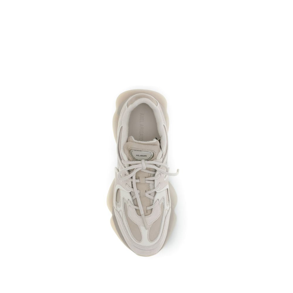 White Calf Leather Bos Taurus Chunky Sneakers