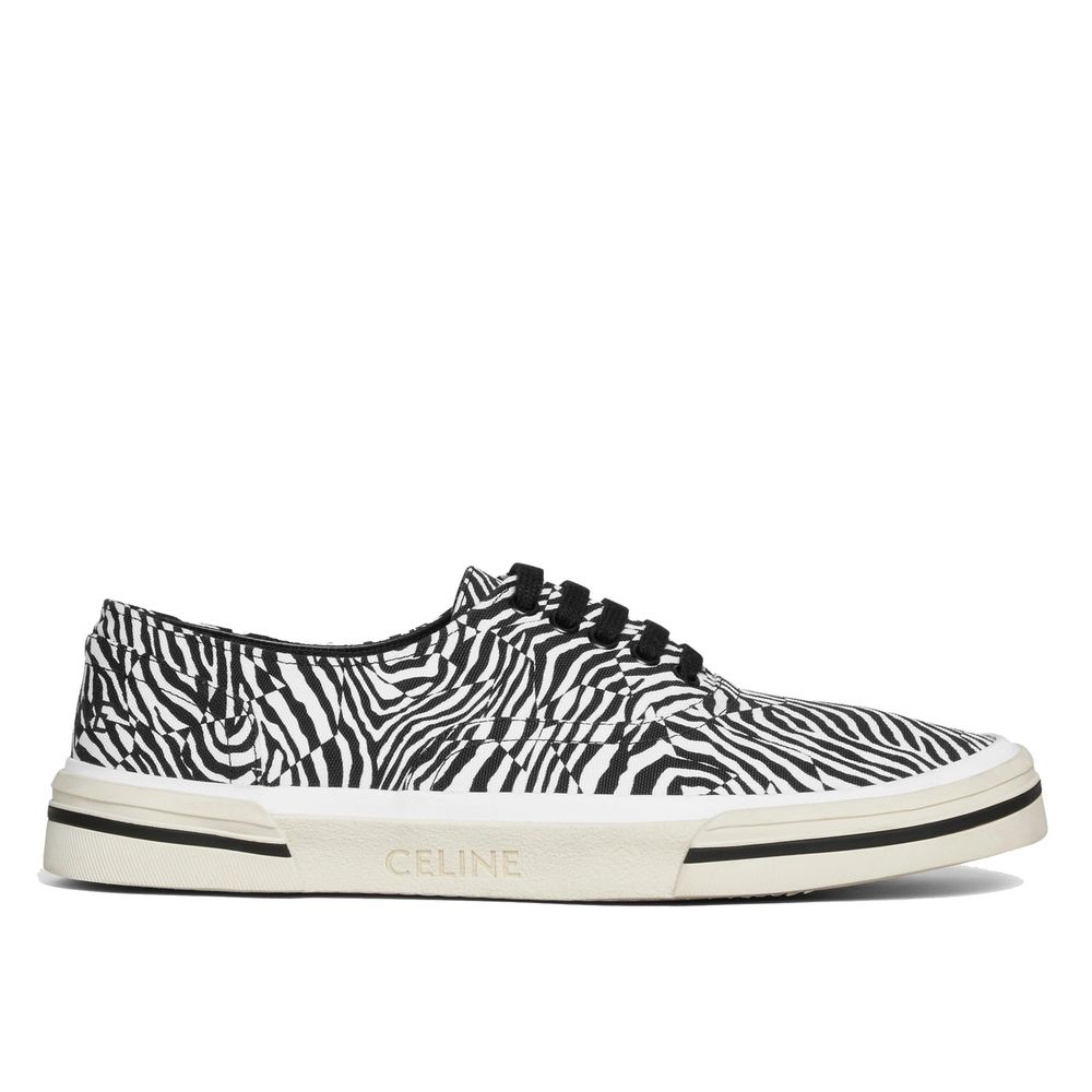 Black Canvas Low Top Sneakers