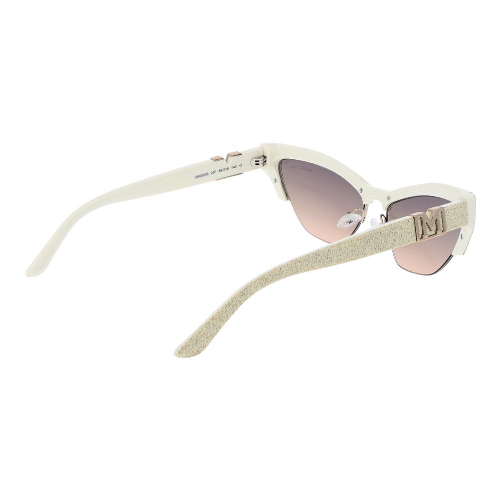 Cream Acetate Sunglasses
