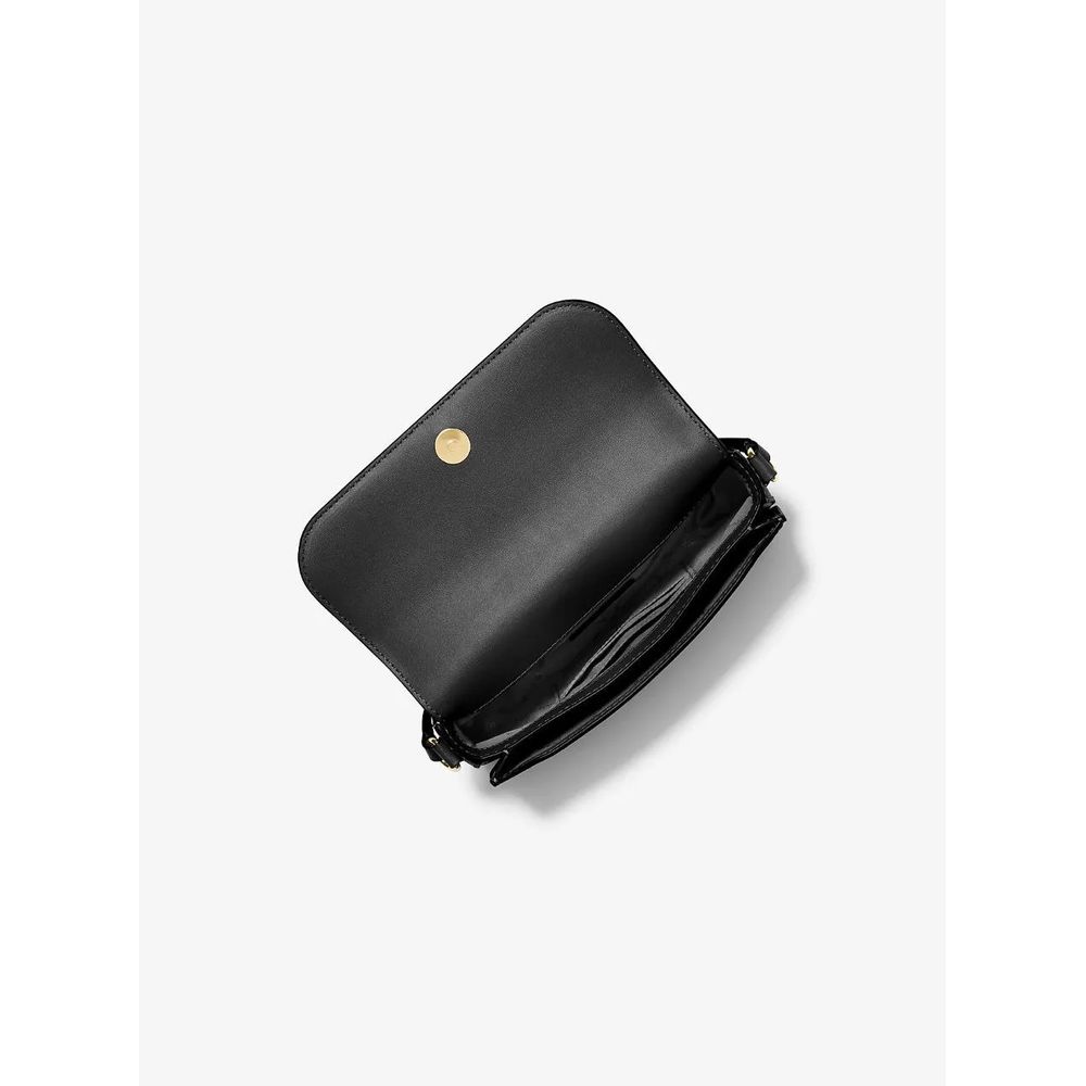 Black Leather Crossbody Bag