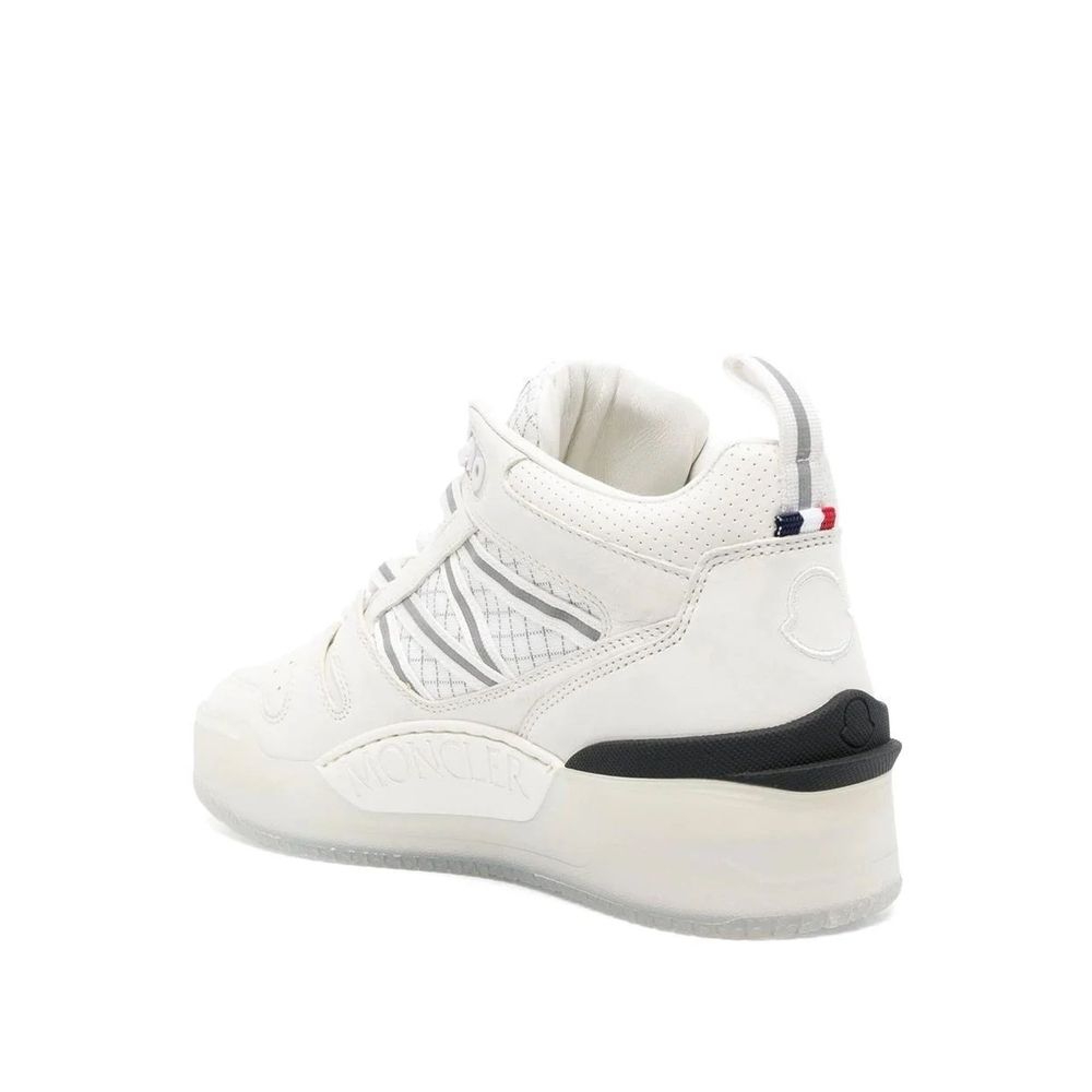White Calfskin Athletic Sneakers