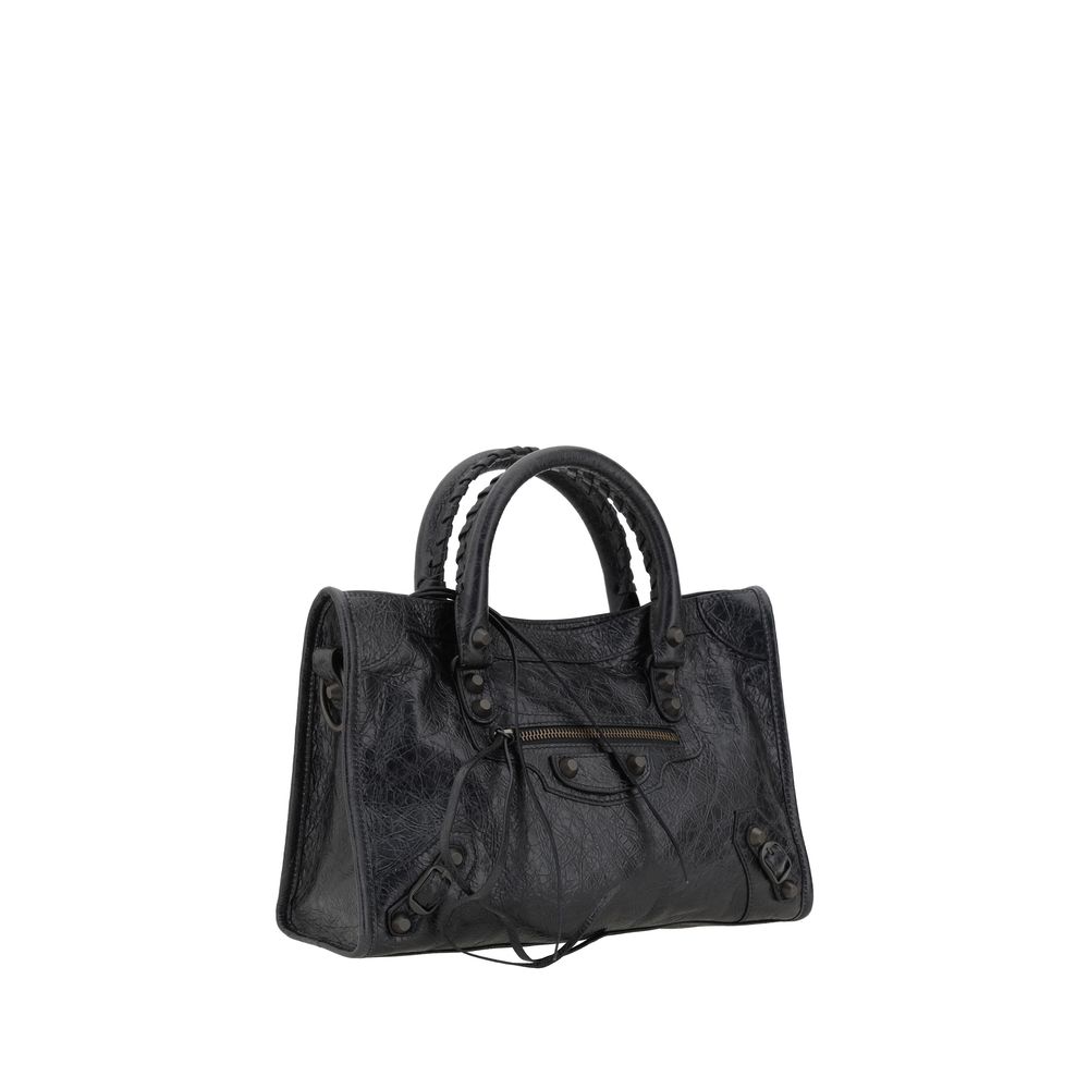 Black Calf Leather Bos Taurus Shoulder Bag