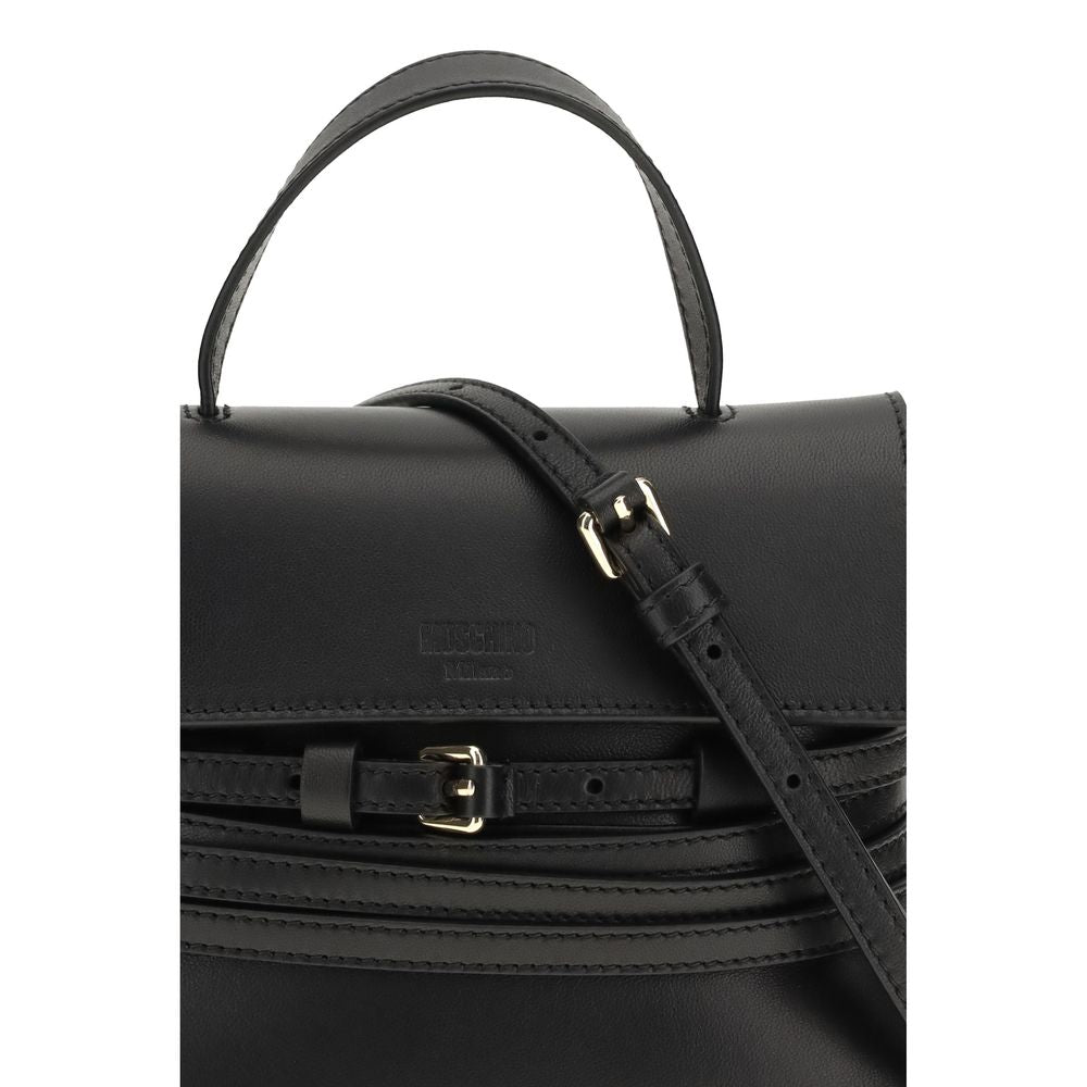 Black Calf Leather Bos Taurus Handbag