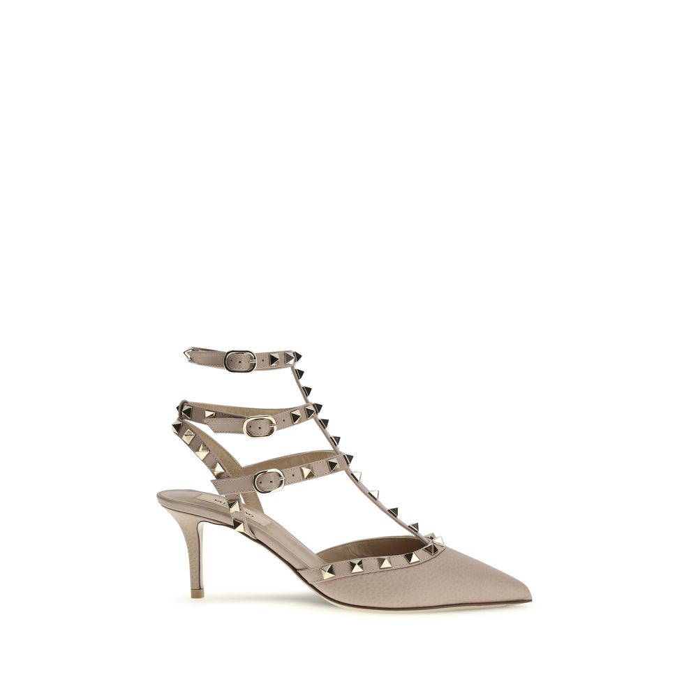Gray Calf Leather Bos Taurus Pumps