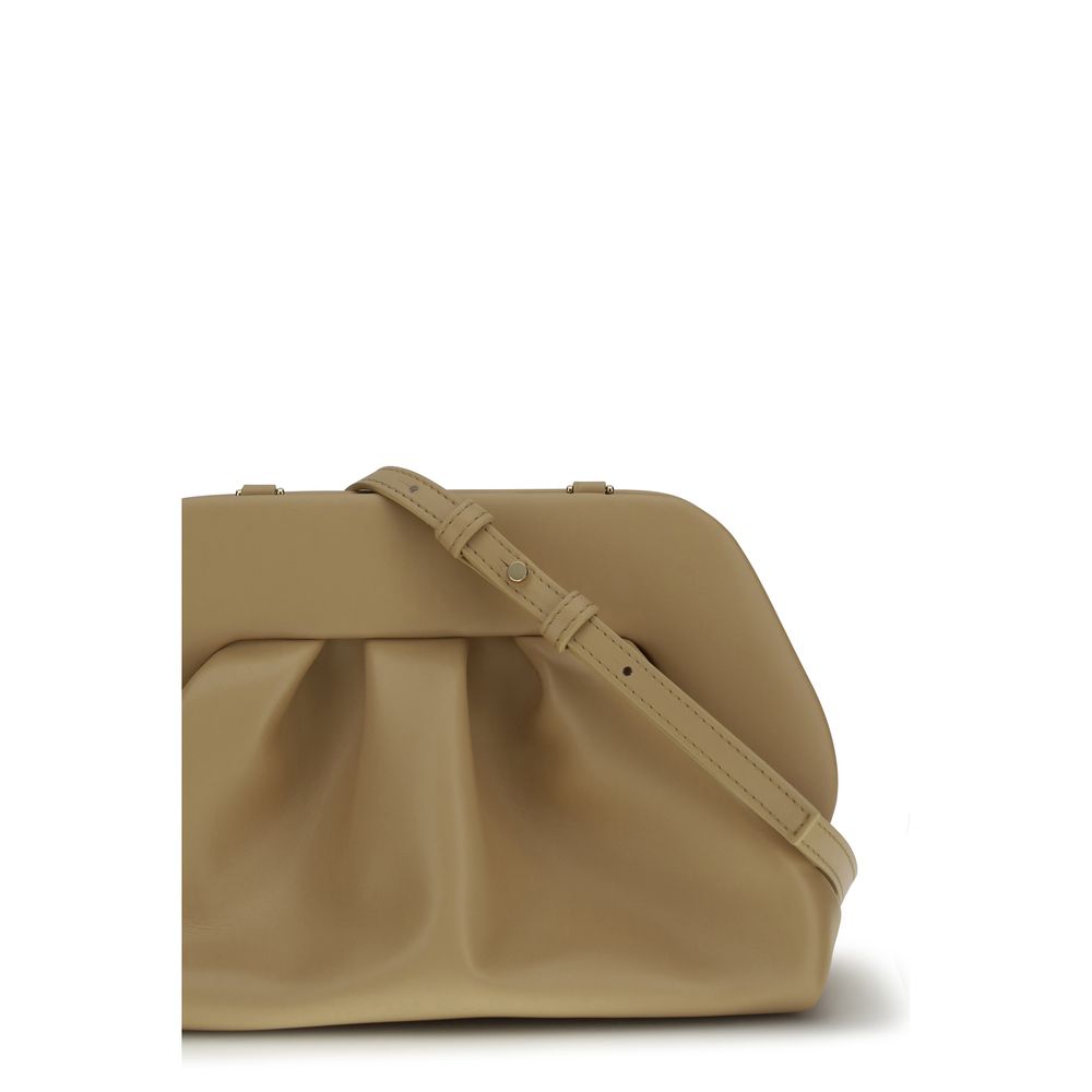 Beige Other Fibres Clutch Bag