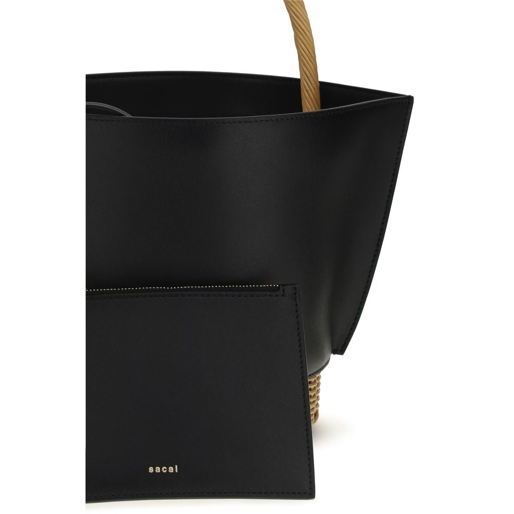 Black Calf Leather Bos Taurus Shoulder Bag