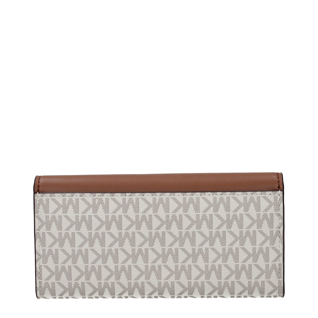 Beige Fabric Wallet