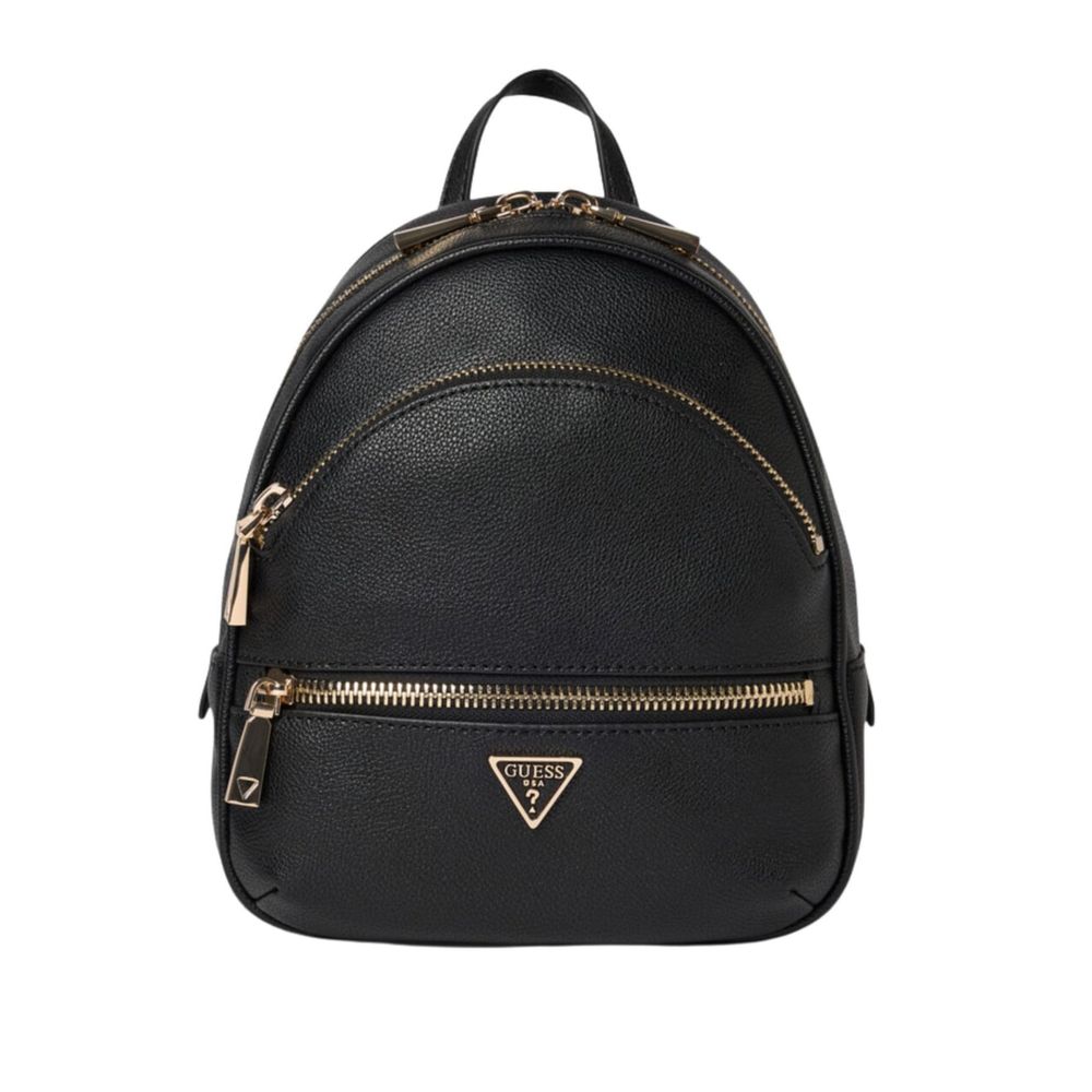 Nero Poliuretano Women Backpack