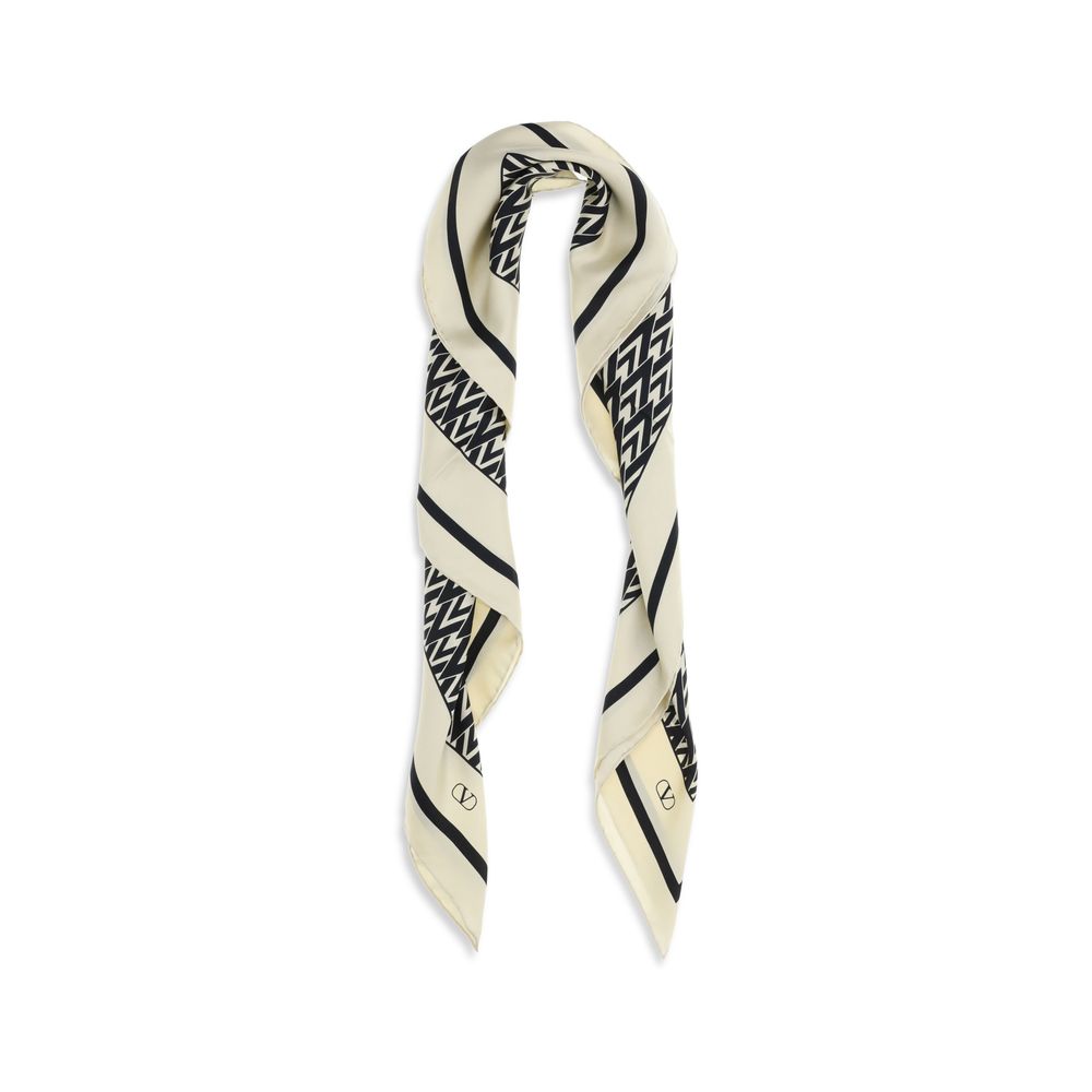 Multicolor Silk Scarf