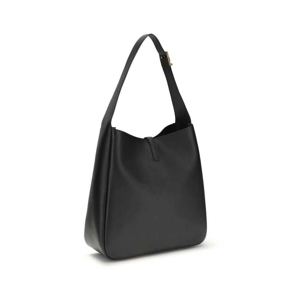 Black Calf Leather Bos Taurus Shoulder Bag