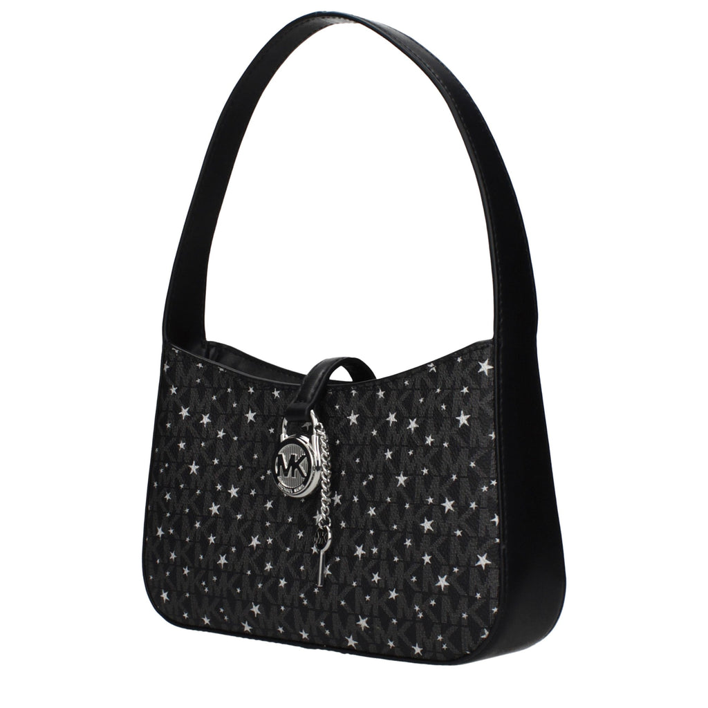 Black Fabric Handbag