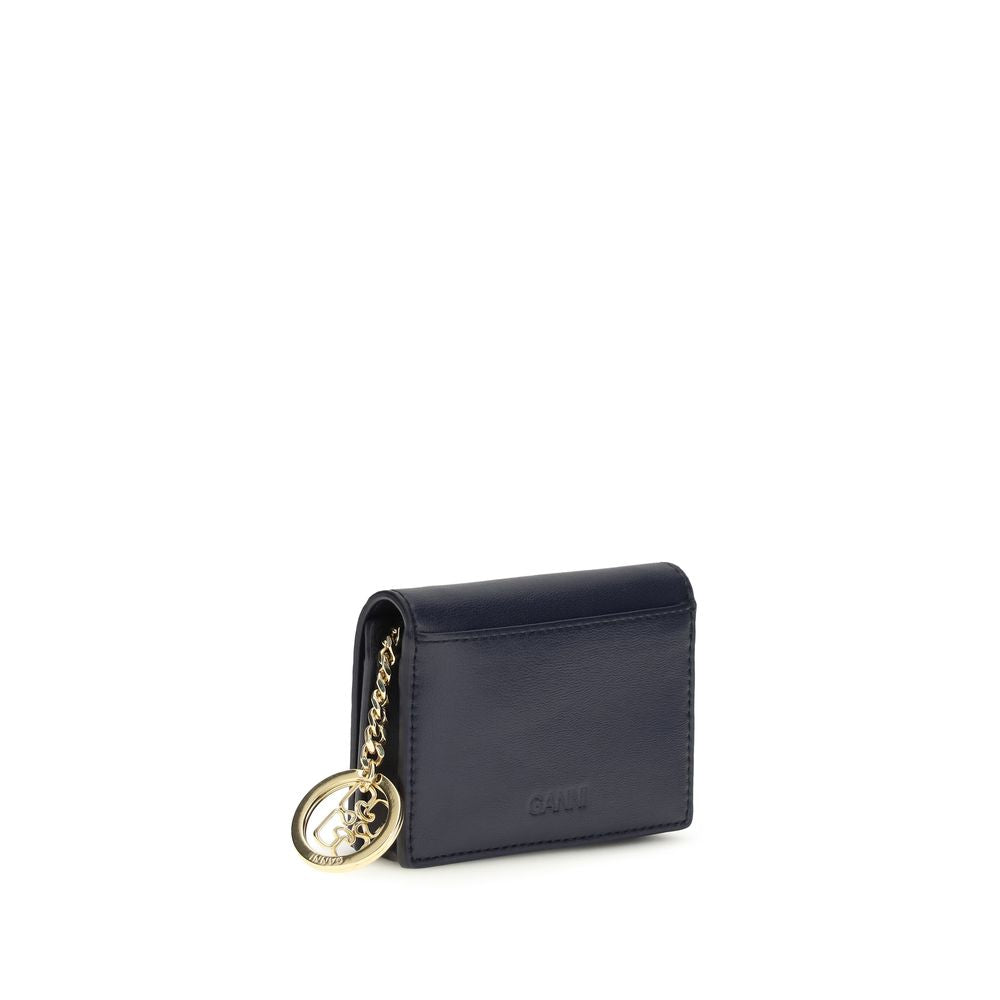 Black Recycled Leather Wallet