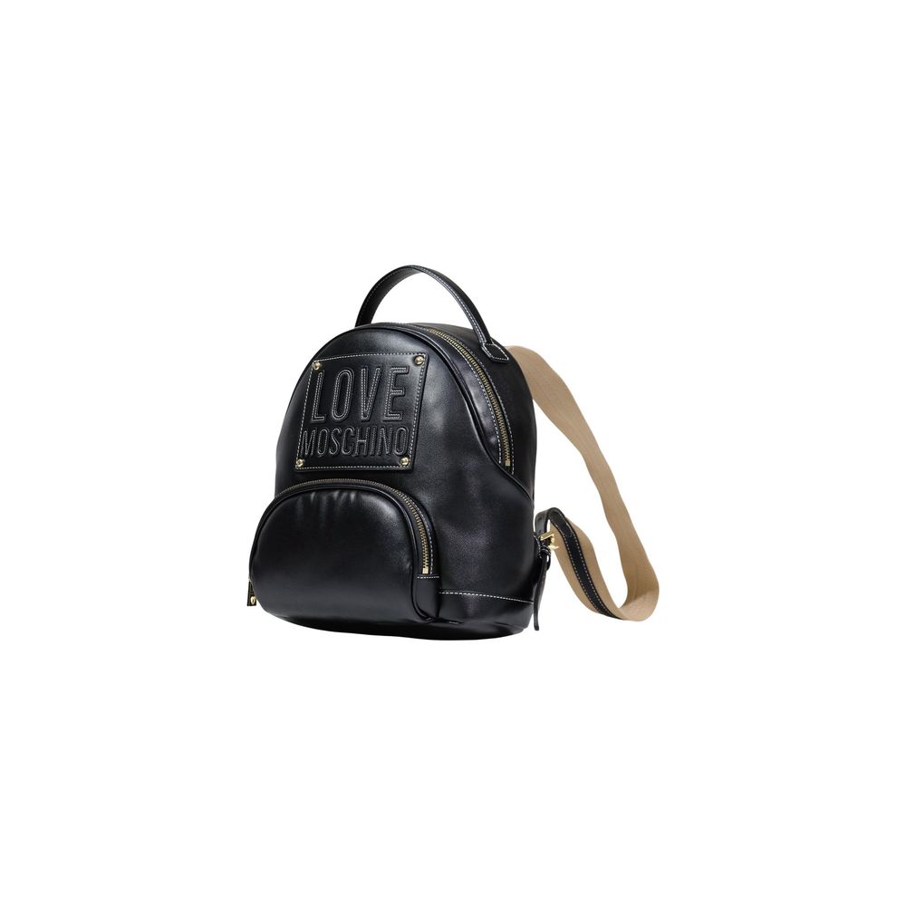 Black Polyethylene Backpack