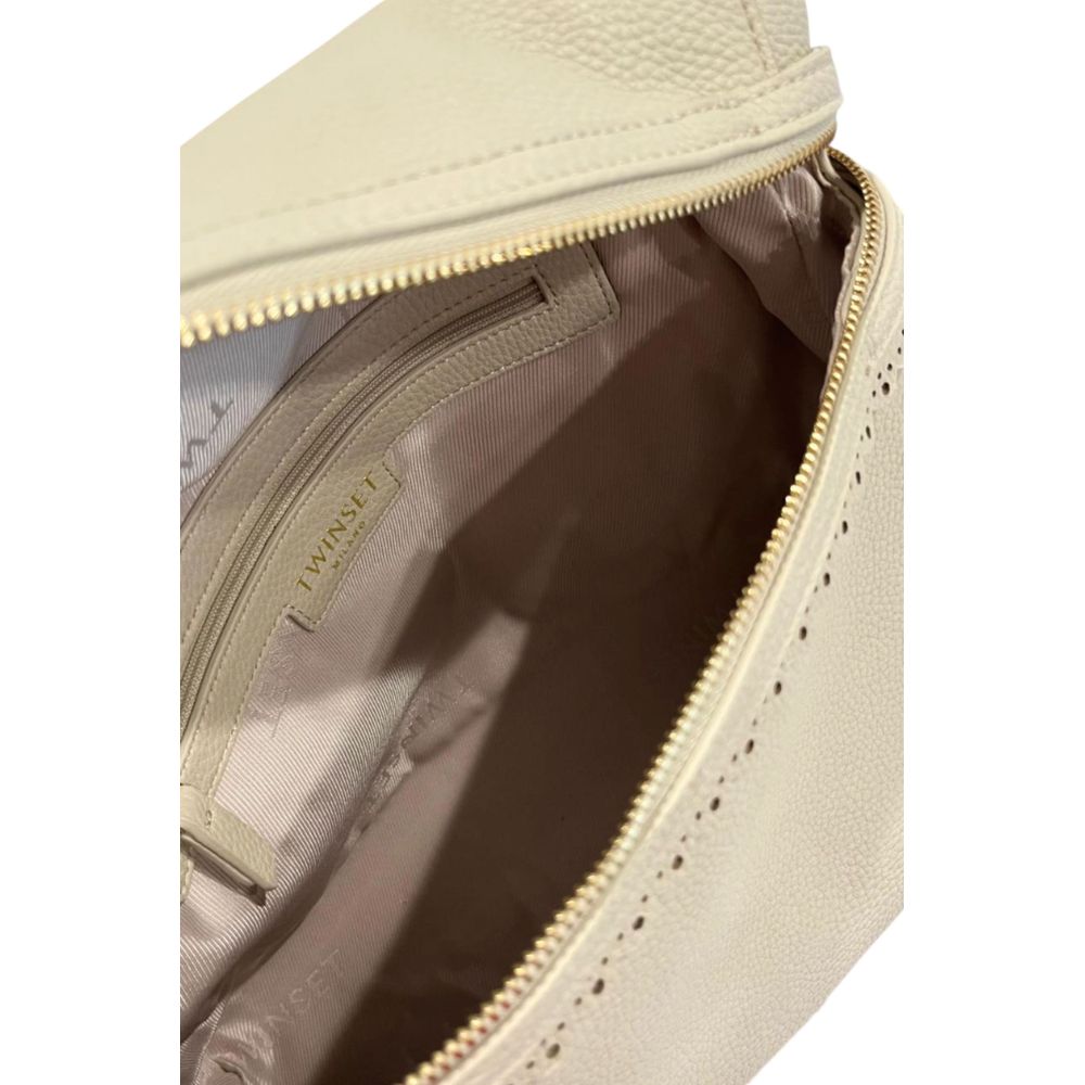 Beige PU Women Handbag