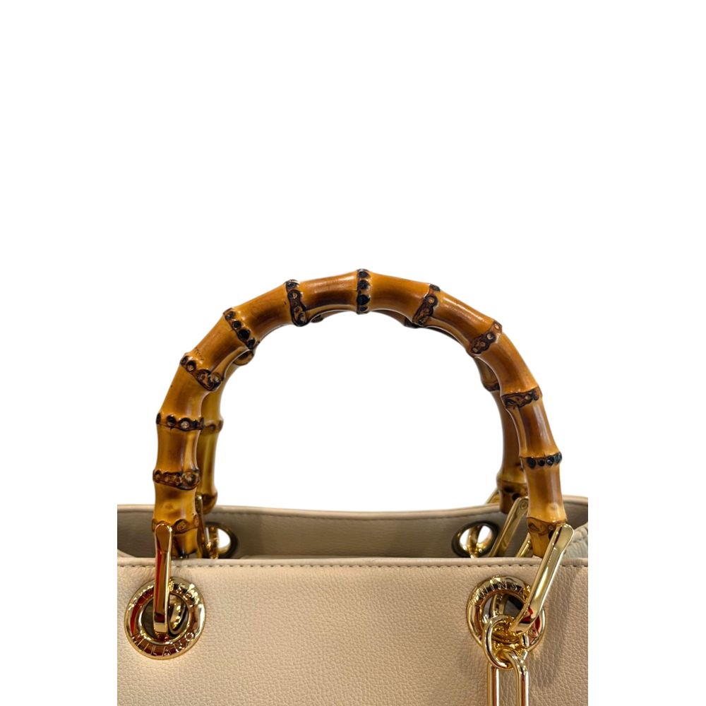 Beige PU Women Handbag