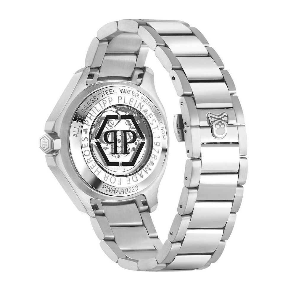 Gray Stainless Steel Dress Watch