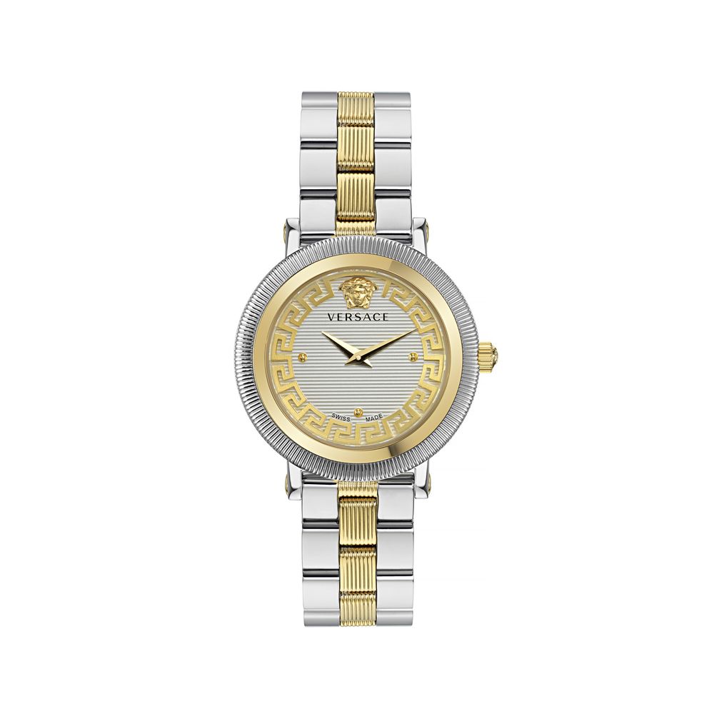 Gray Stainless Steel Dress Watch