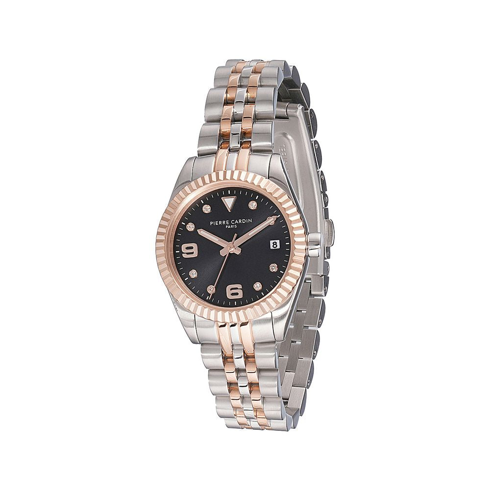 Gray Stainless Steel Dress Watch